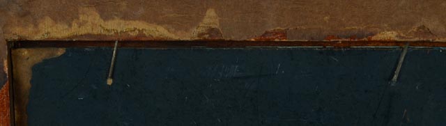 Richard G. Welsch Wharf Scene on Composite Board