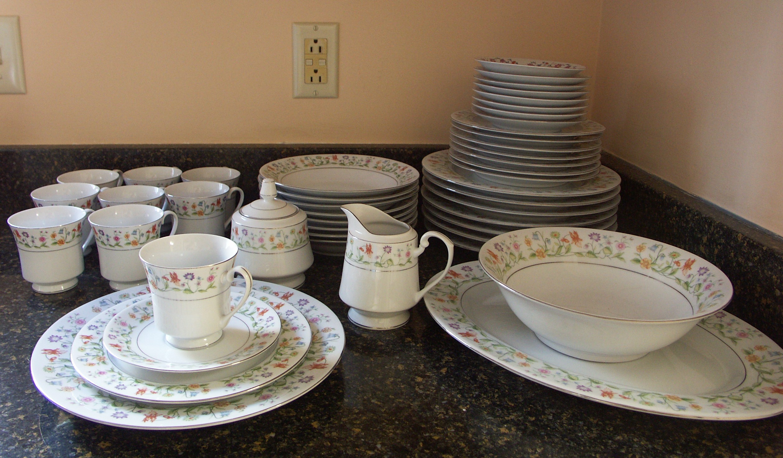 Ashley Floral China - Eternal Love Pattern