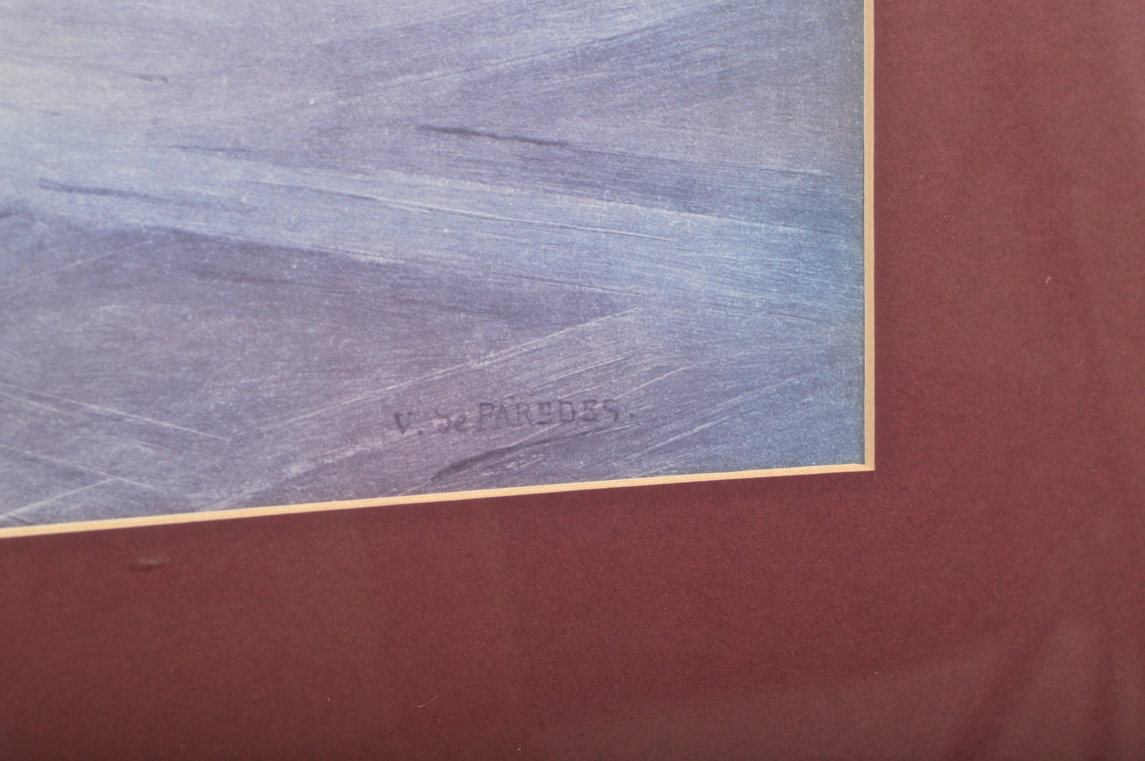 Vintage Vincente de Paredes French Court Scene Print