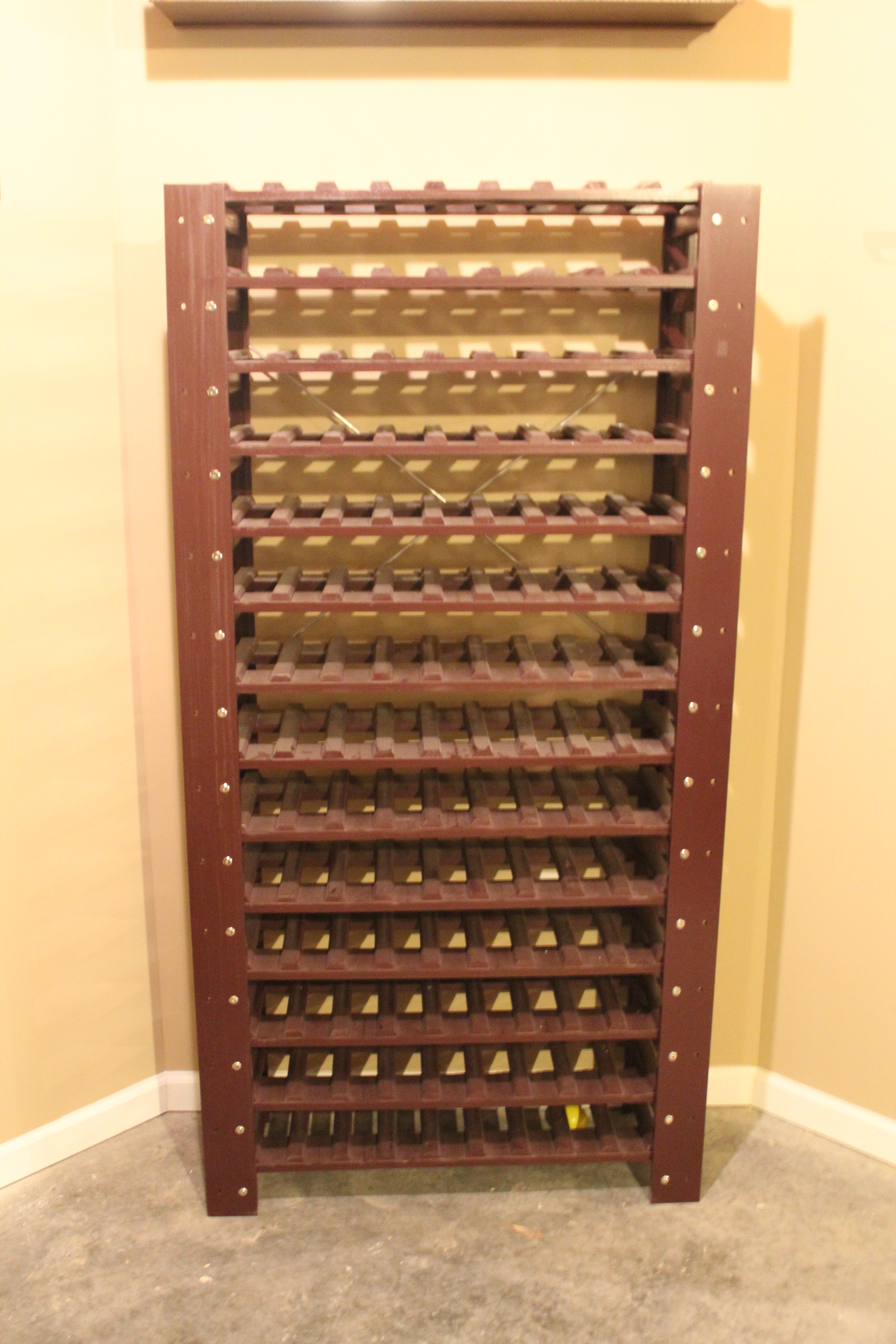 Swedish 126 Bottle Wine Rack