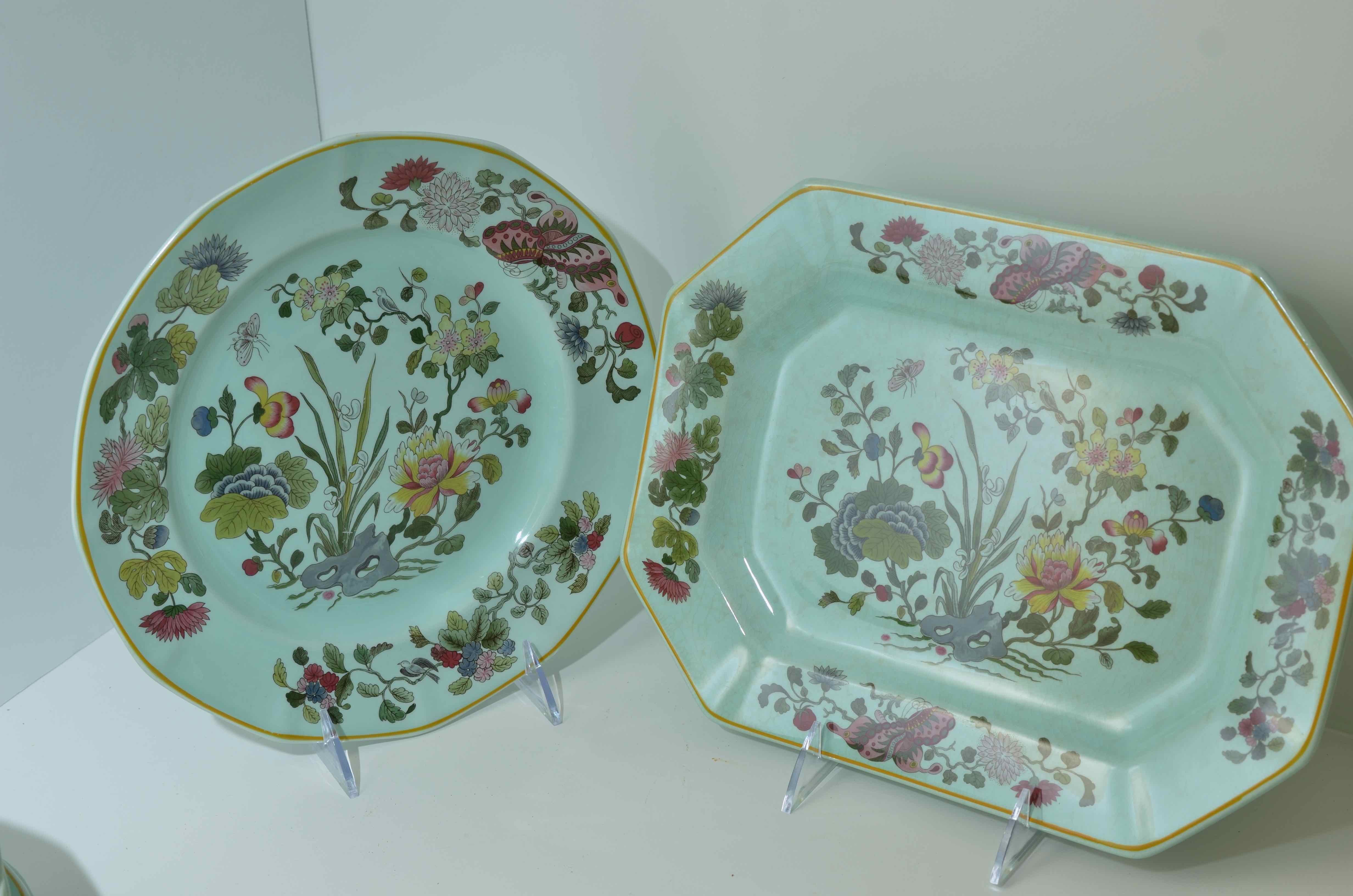 Adams Calyx Ware "Ming Jade" Ironstone Ming Jade