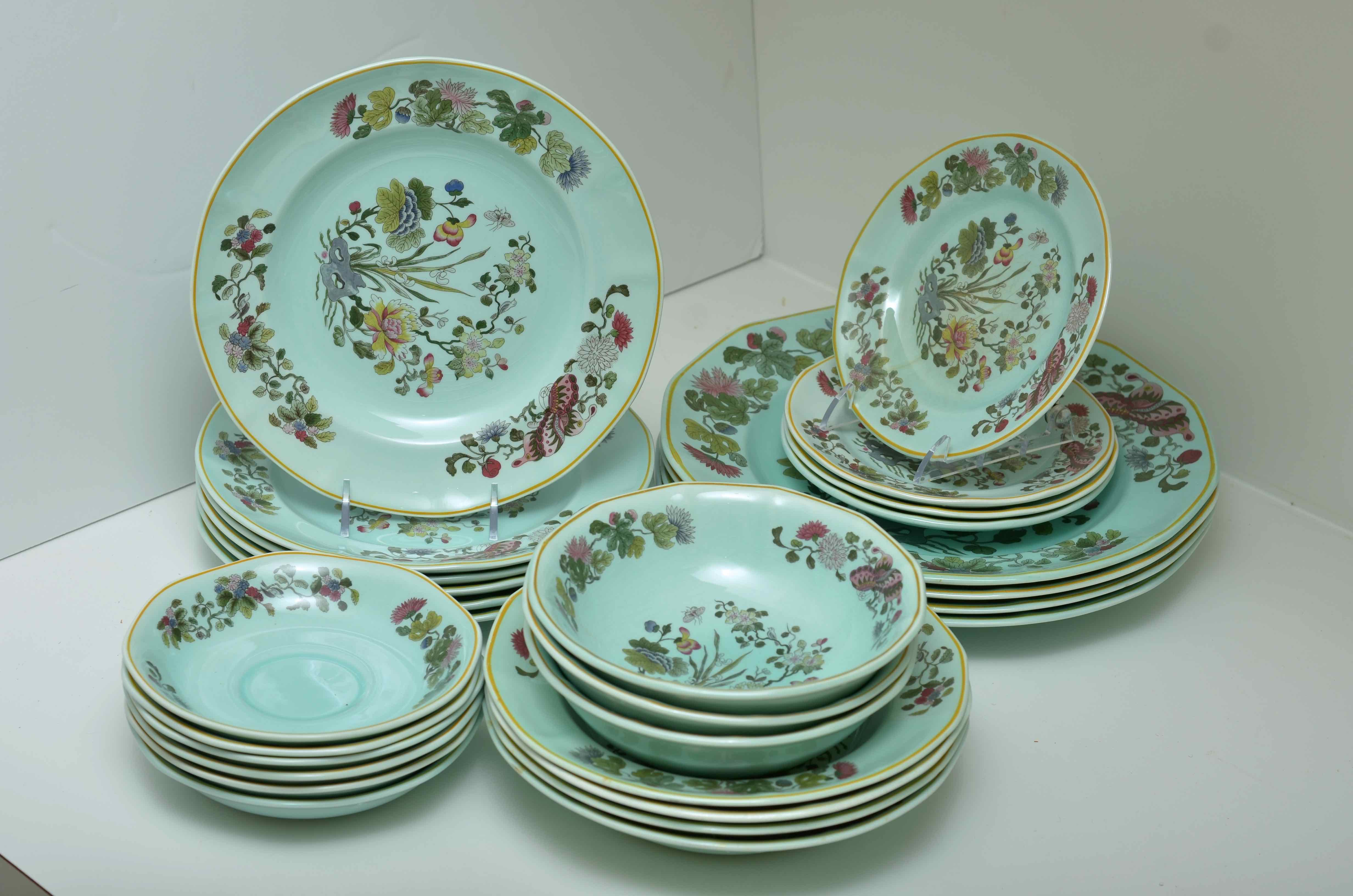 Adams Calyx Ware "Ming Jade" Ironstone Ming Jade