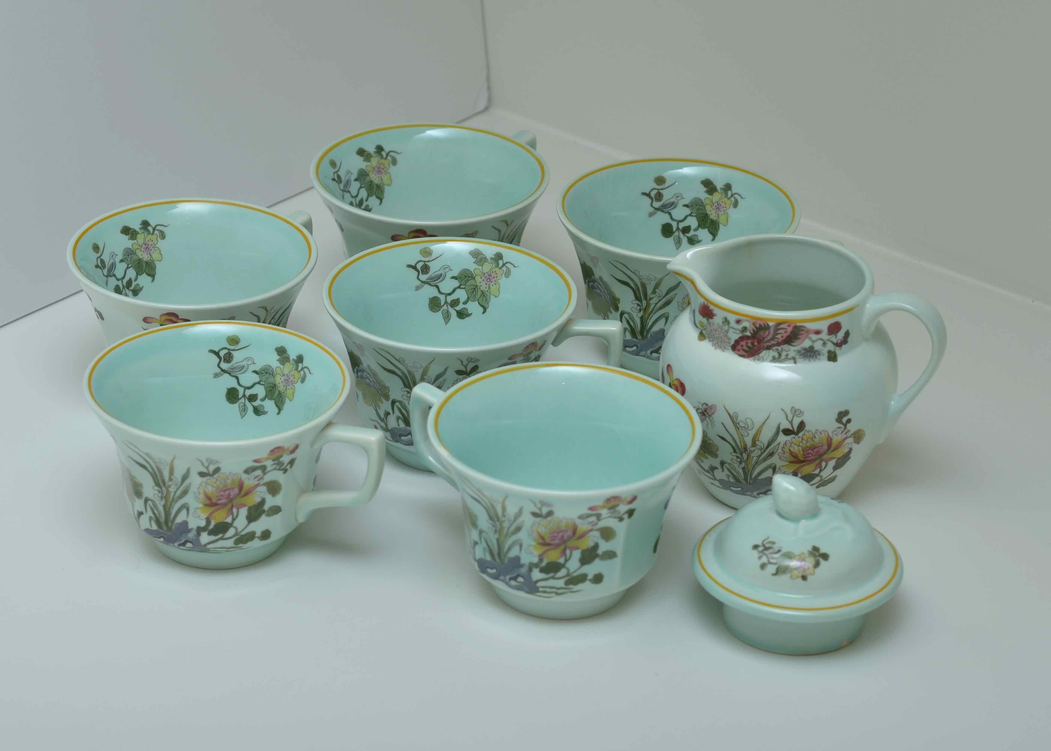 Adams Calyx Ware "Ming Jade" Ironstone Ming Jade