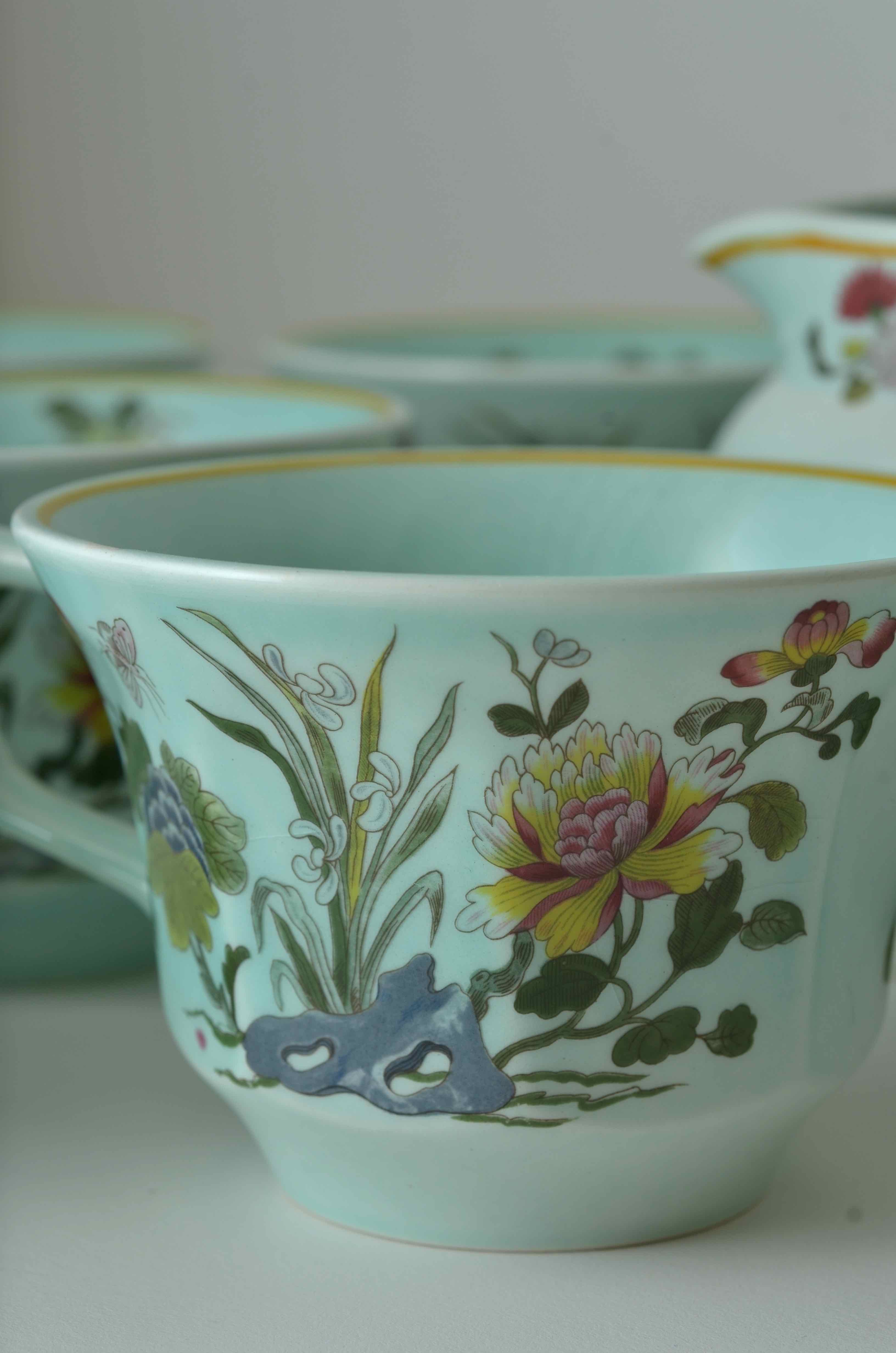 Adams Calyx Ware "Ming Jade" Ironstone Ming Jade