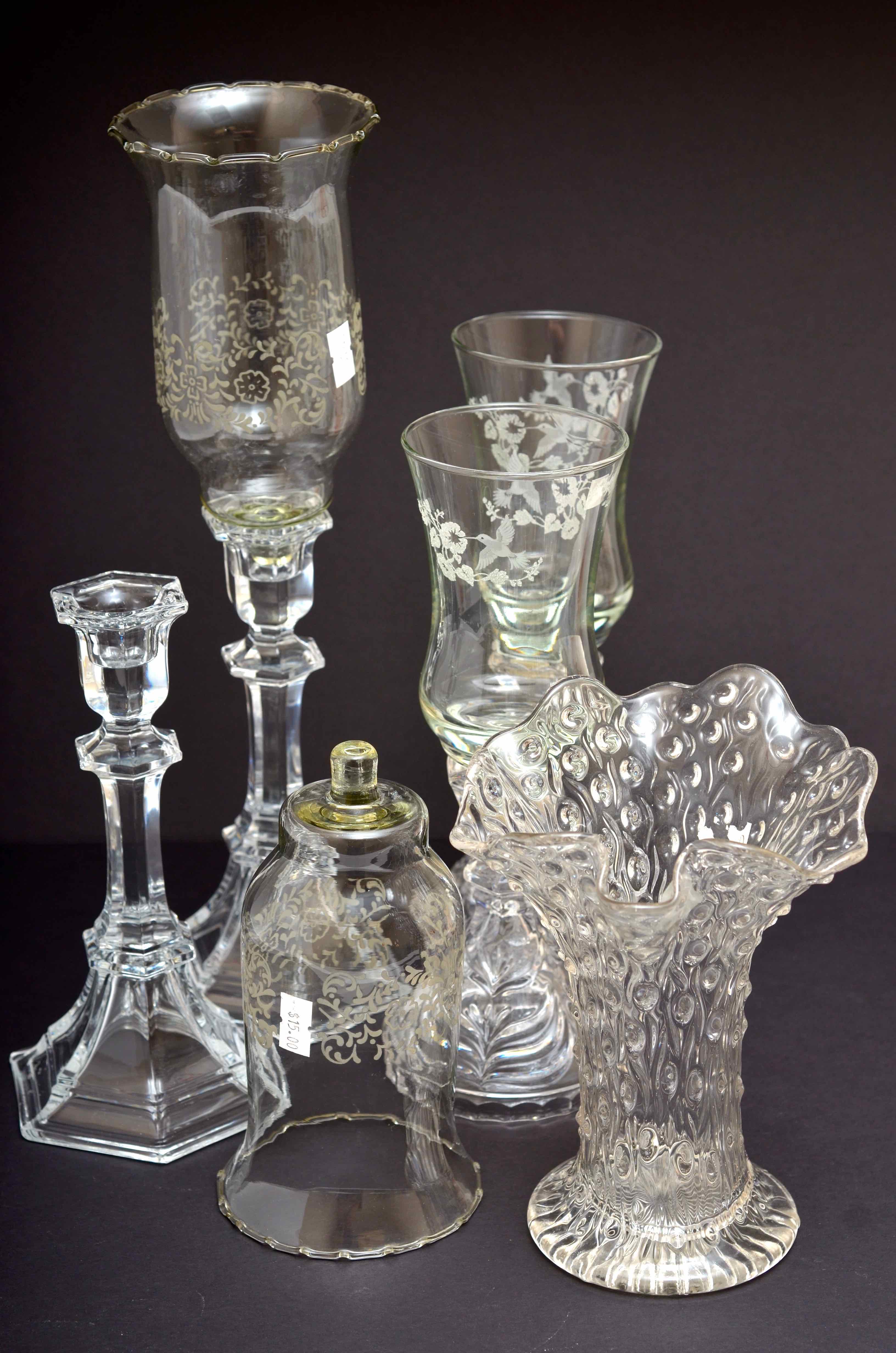 Vintage Glassware Vases
