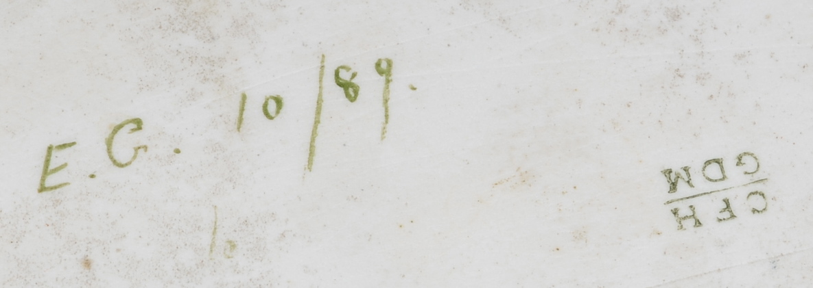 Late 1800s Charles Field Haviland Hand-Painted Dresser Tray