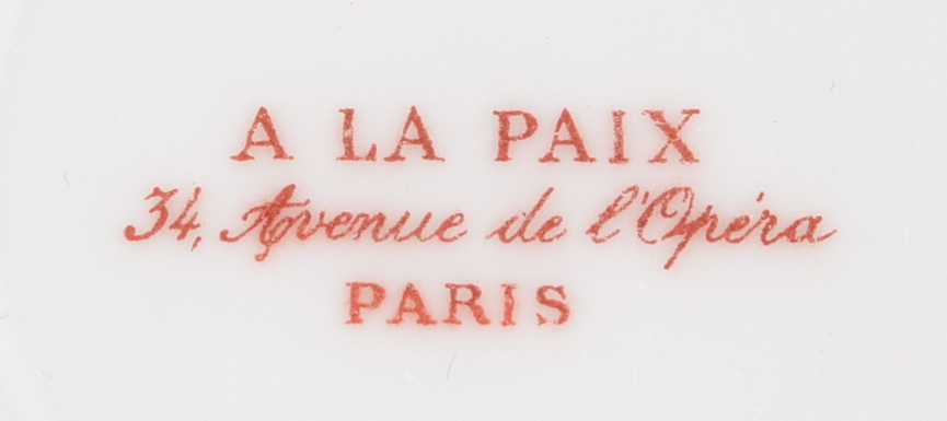 Haviland Limoge Signed Fish Plate