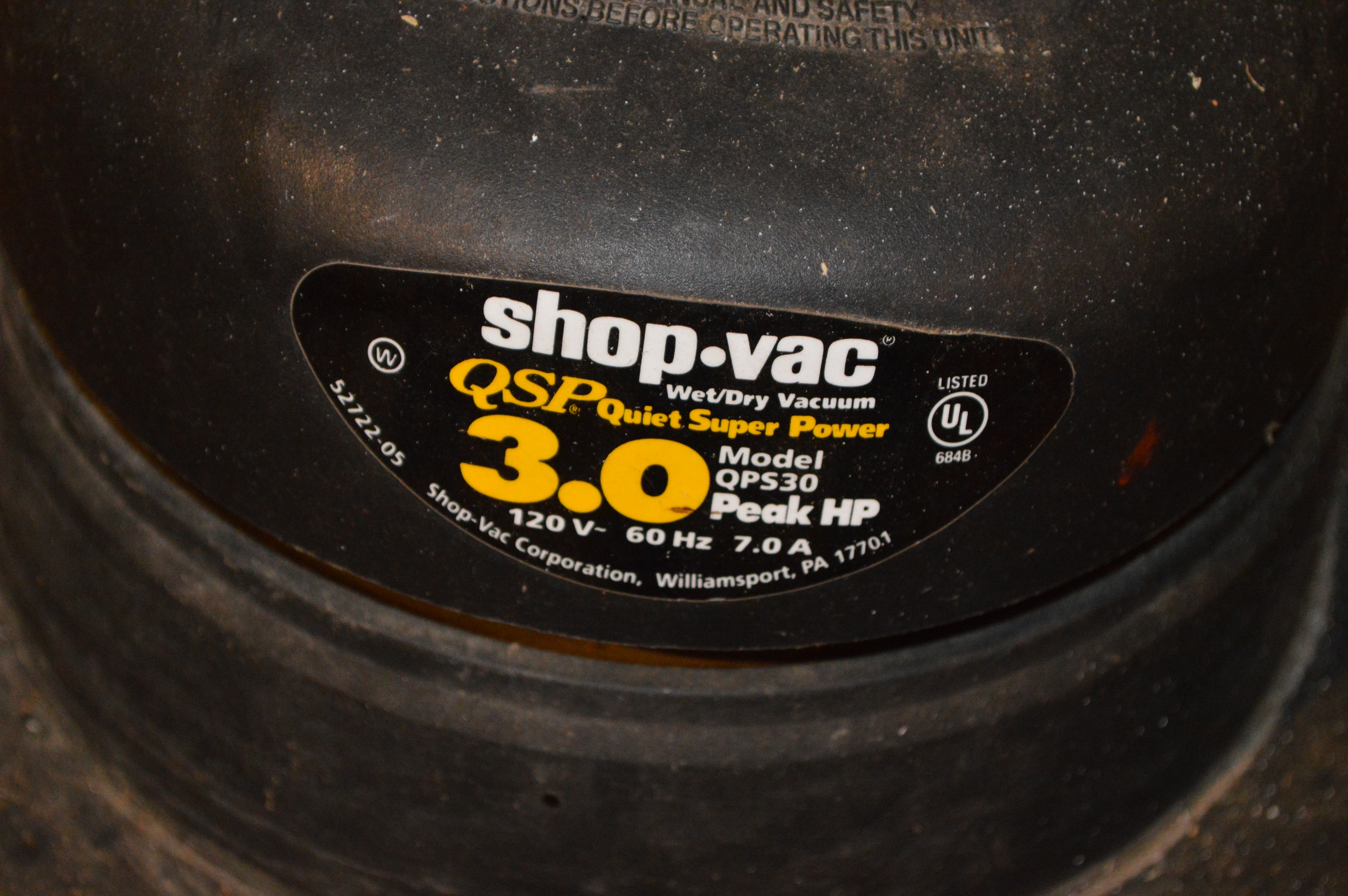QSP Quiet 12-Gallon Shop-Vac