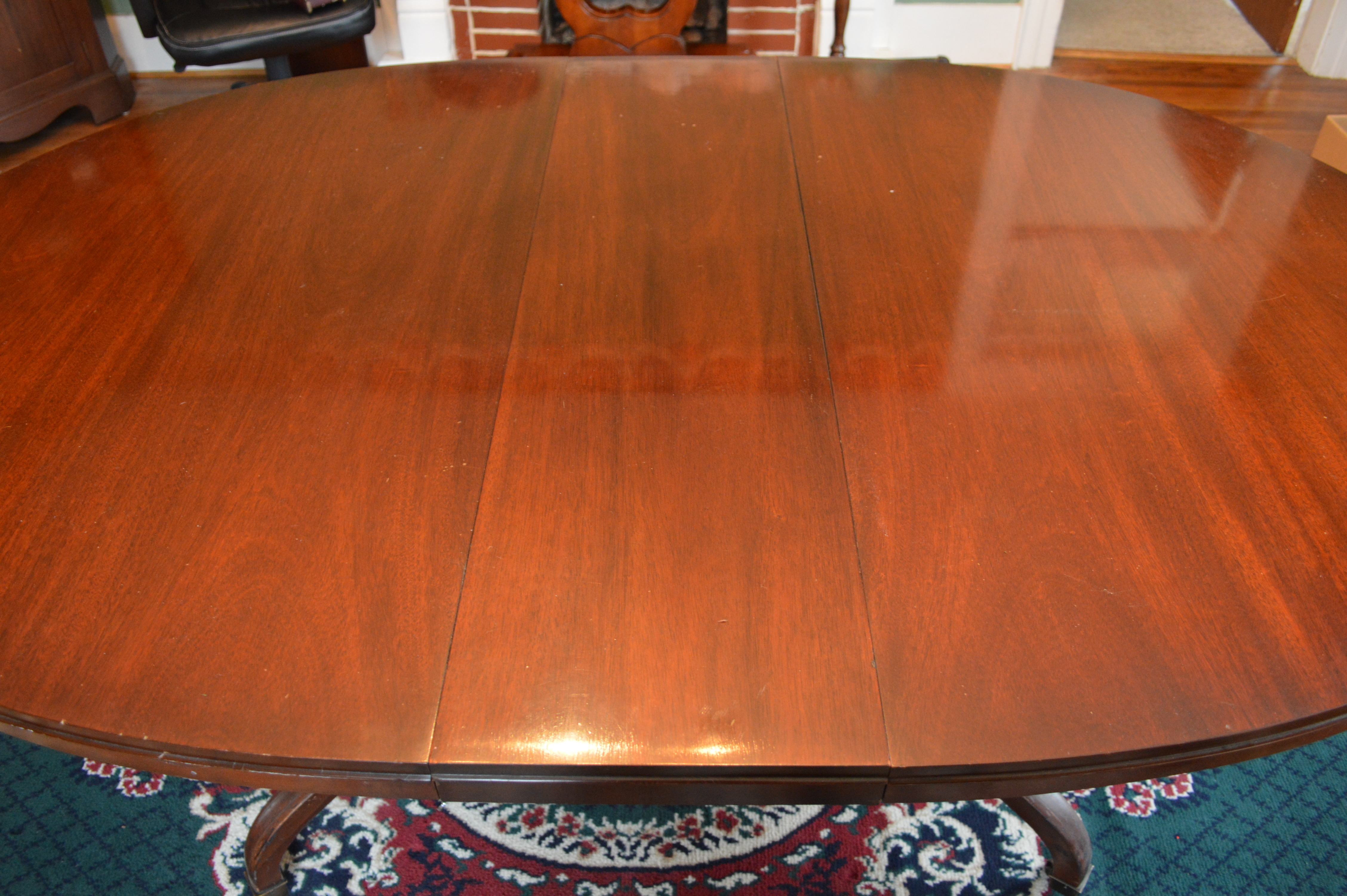 Vintage Drexel New Travis Court Dining Table With Leaves