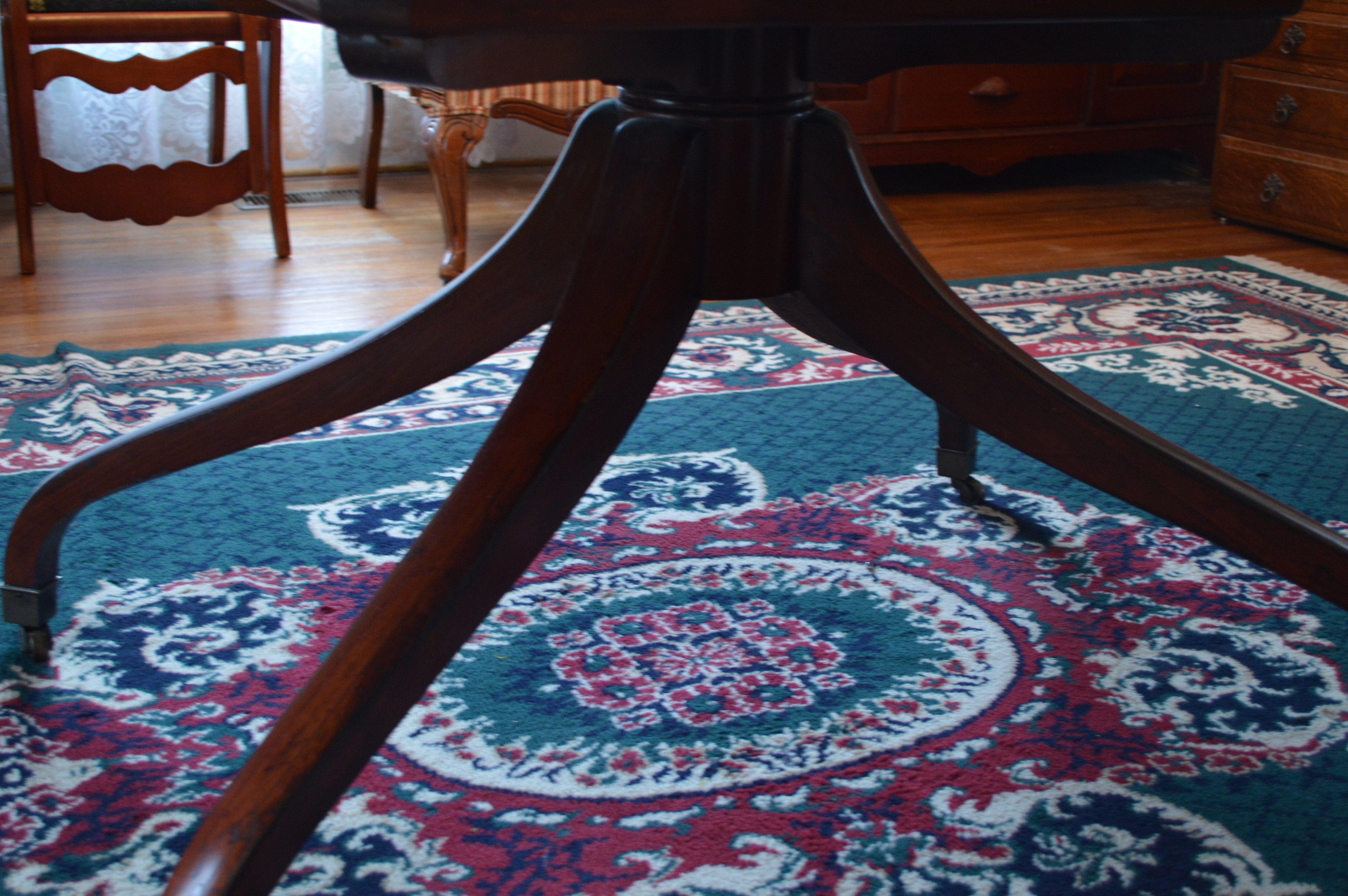 Vintage Drexel New Travis Court Dining Table With Leaves