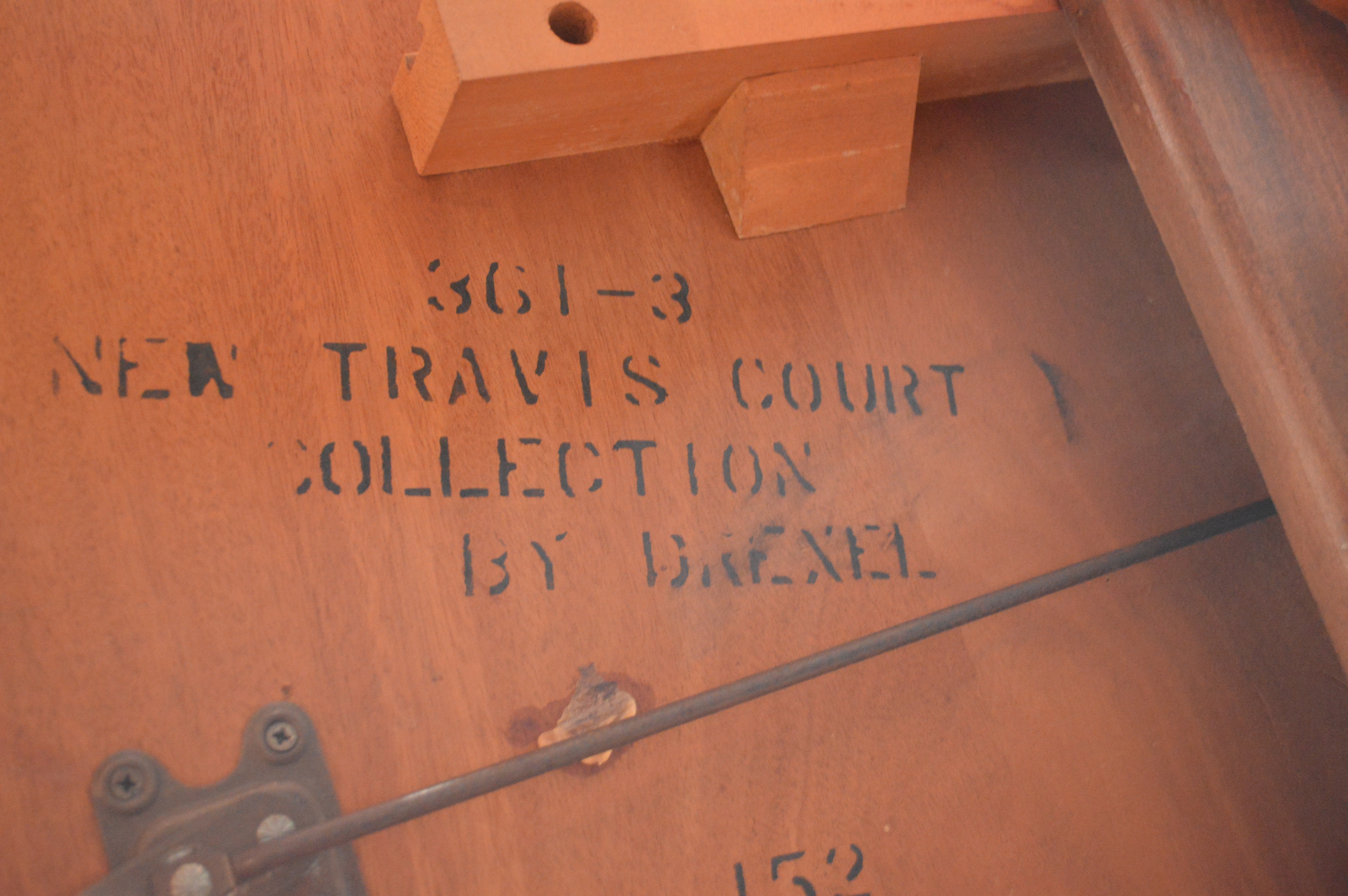 Vintage Drexel New Travis Court Dining Table With Leaves