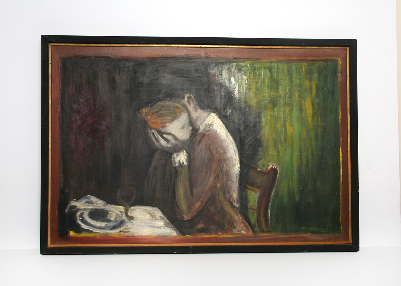 Signed Richard Slagle Oil Painting 1966