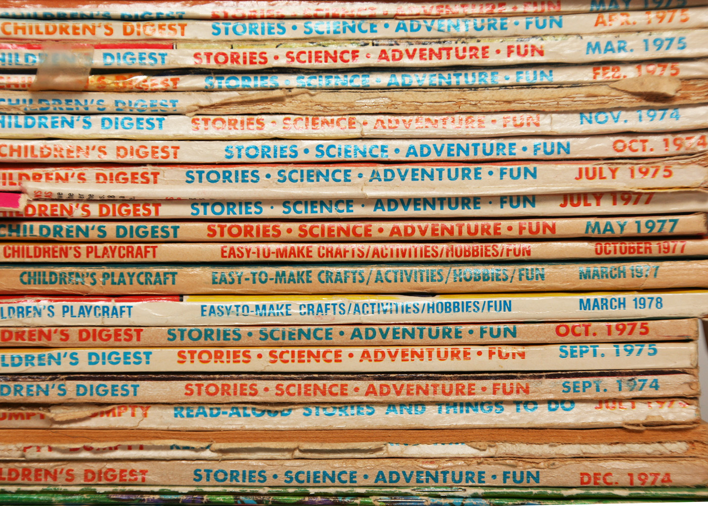 Assortment of Children's Vintage Magazines