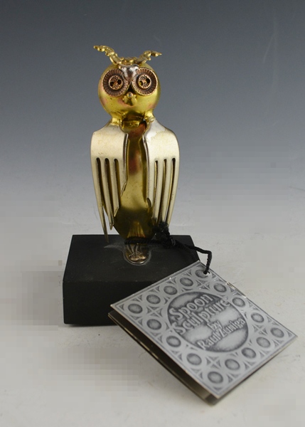 Raul Zuniga Owl Spoon Sculpture