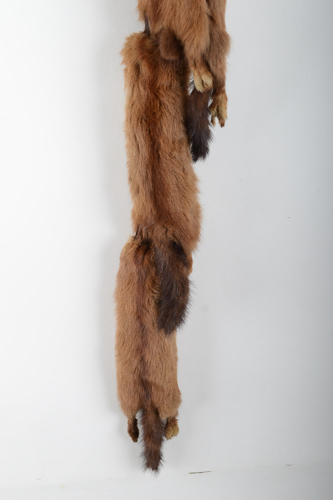 Full Body Mink Pelt Scarf