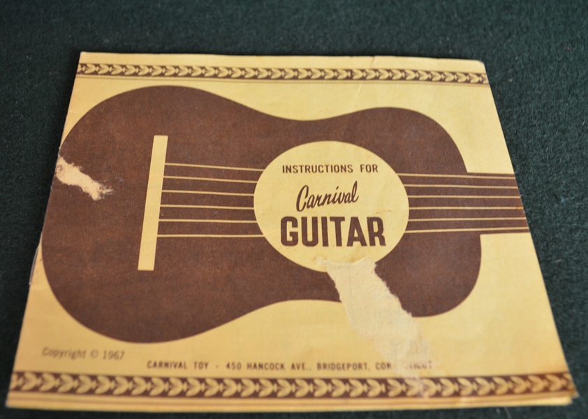 Sears and Roebuck Student Acoustic Guitar and Case with Booklet