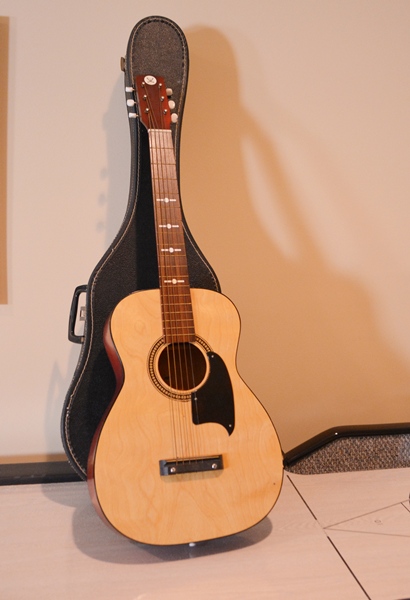 Sears and Roebuck Student Acoustic Guitar and Case with Booklet