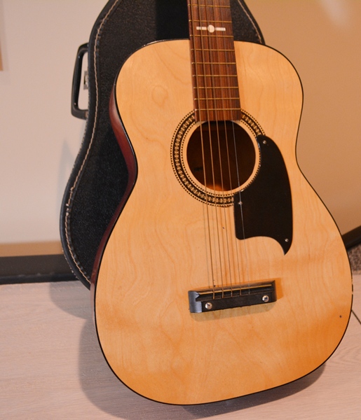 Sears and Roebuck Student Acoustic Guitar and Case with Booklet