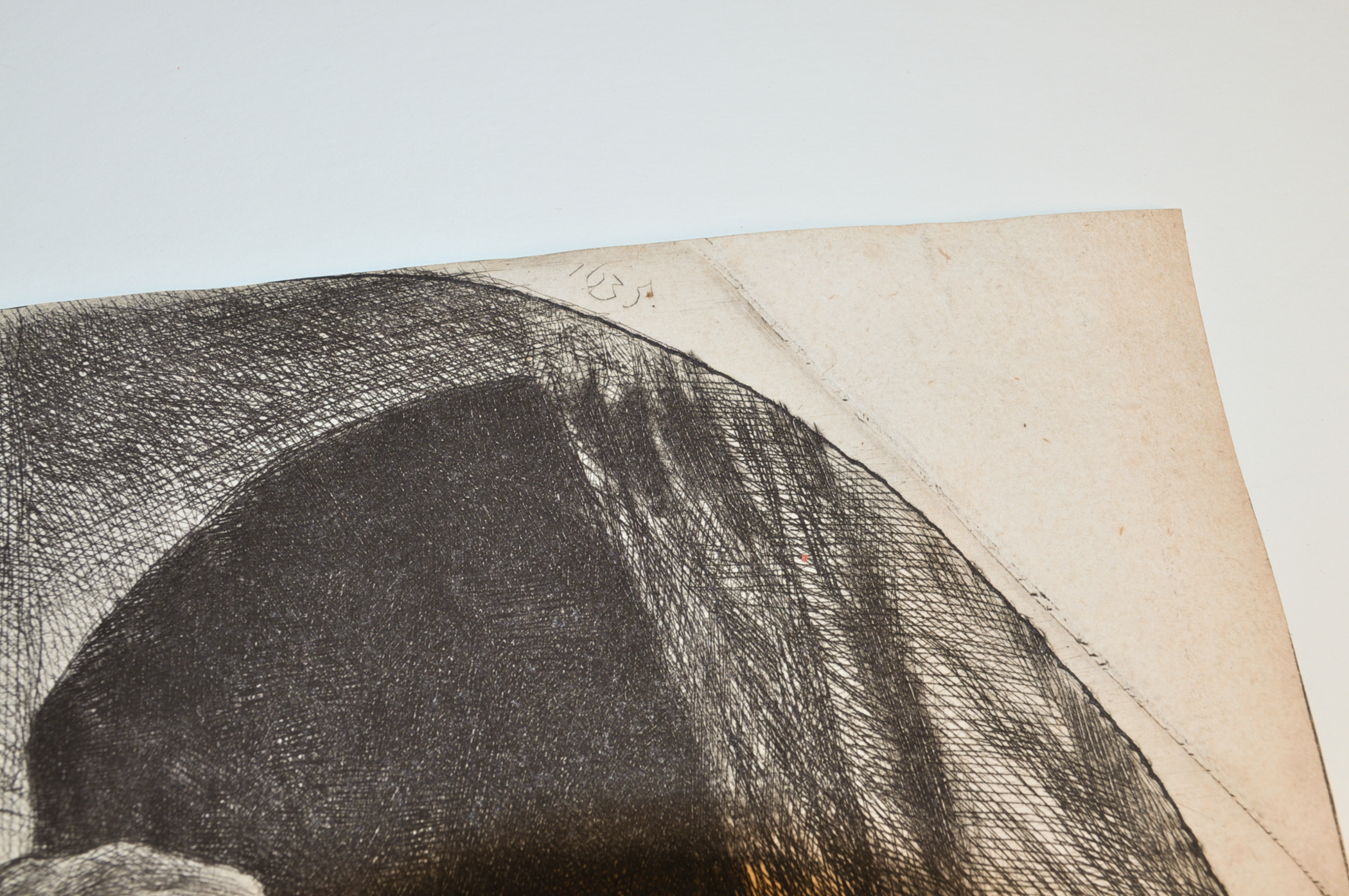 Rembrandt Etching "Portrait of Jan Uytenbogaert"