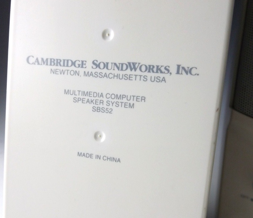 Cambridge Soundworks Computer Speakers
