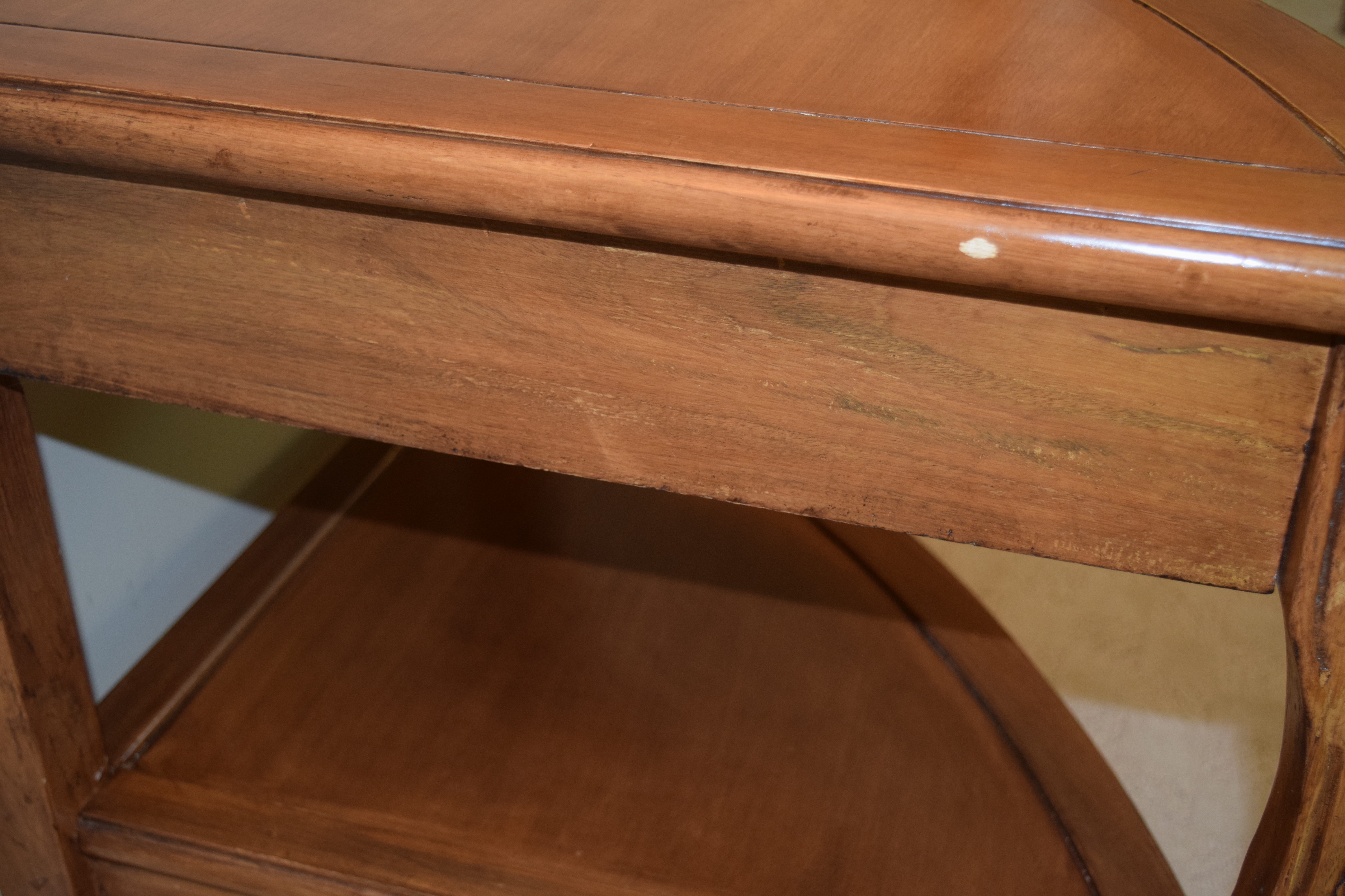 Ornate Cherry Corner Table