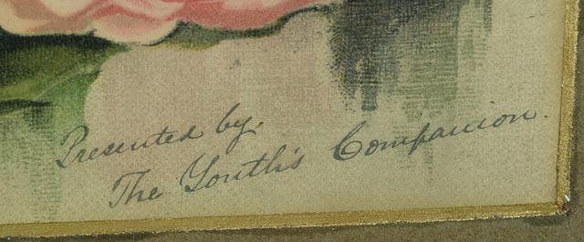 Lithograph of V. Janus Flower Painting