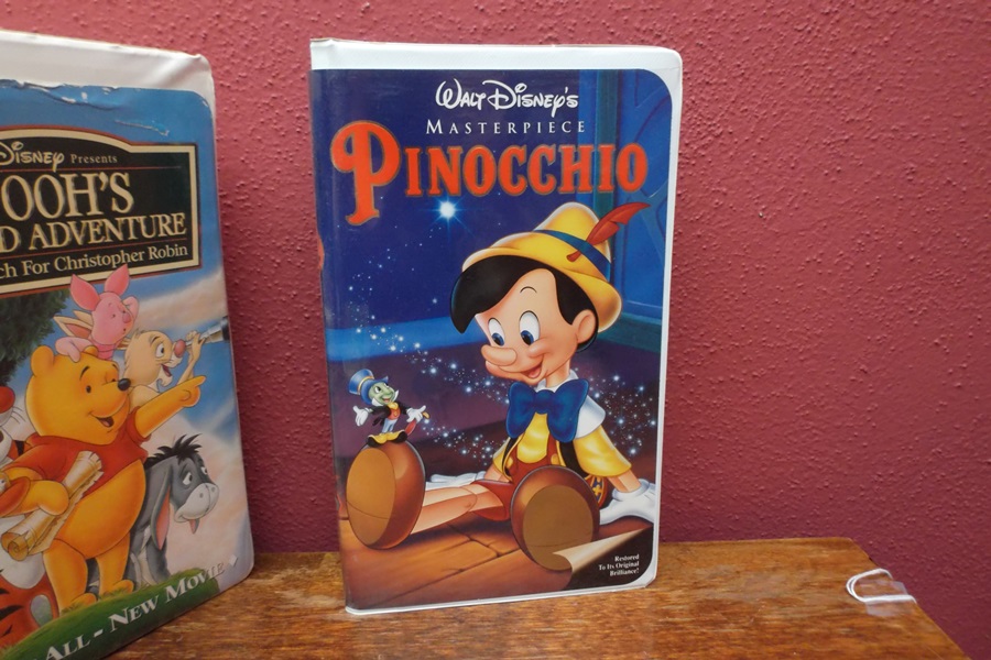 Six Disney VHS Cassette Tape Movies