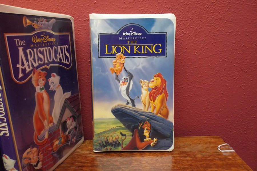 Six Disney VHS Cassette Tape Movies