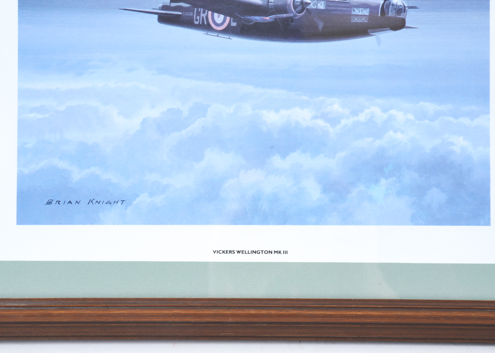 World WarII Print The Vickers Wellington MK III by Brian Knight