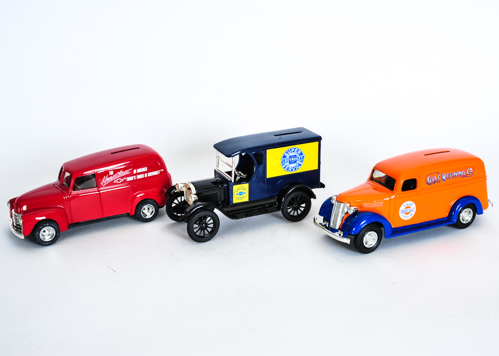 Vintage Car Die-Cast Banks