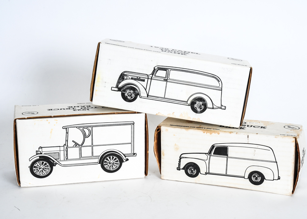 Vintage Car Die-Cast Banks