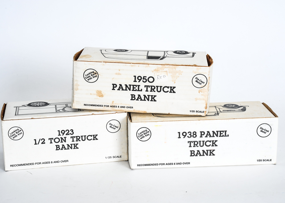 Vintage Car Die-Cast Banks