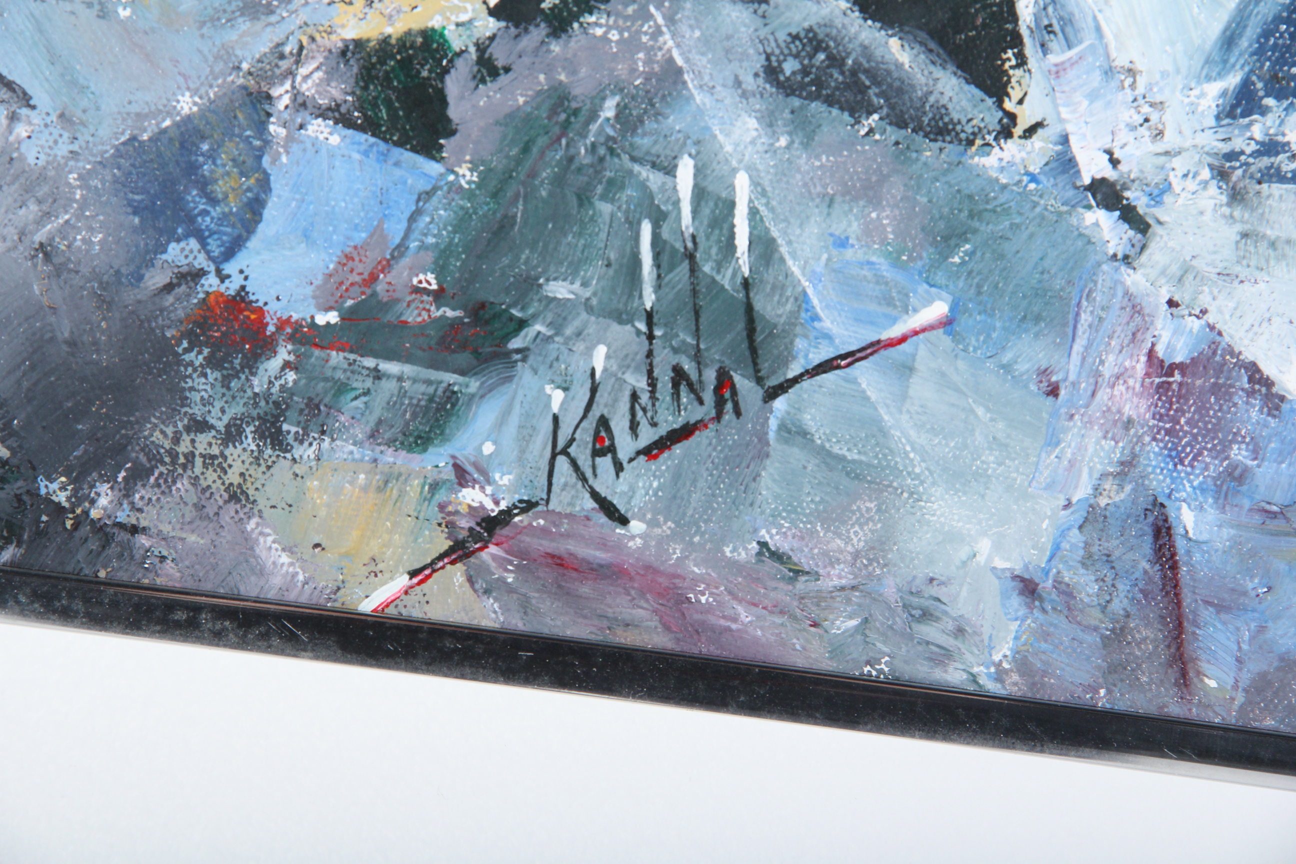 Original Signed Clown Oil Painting