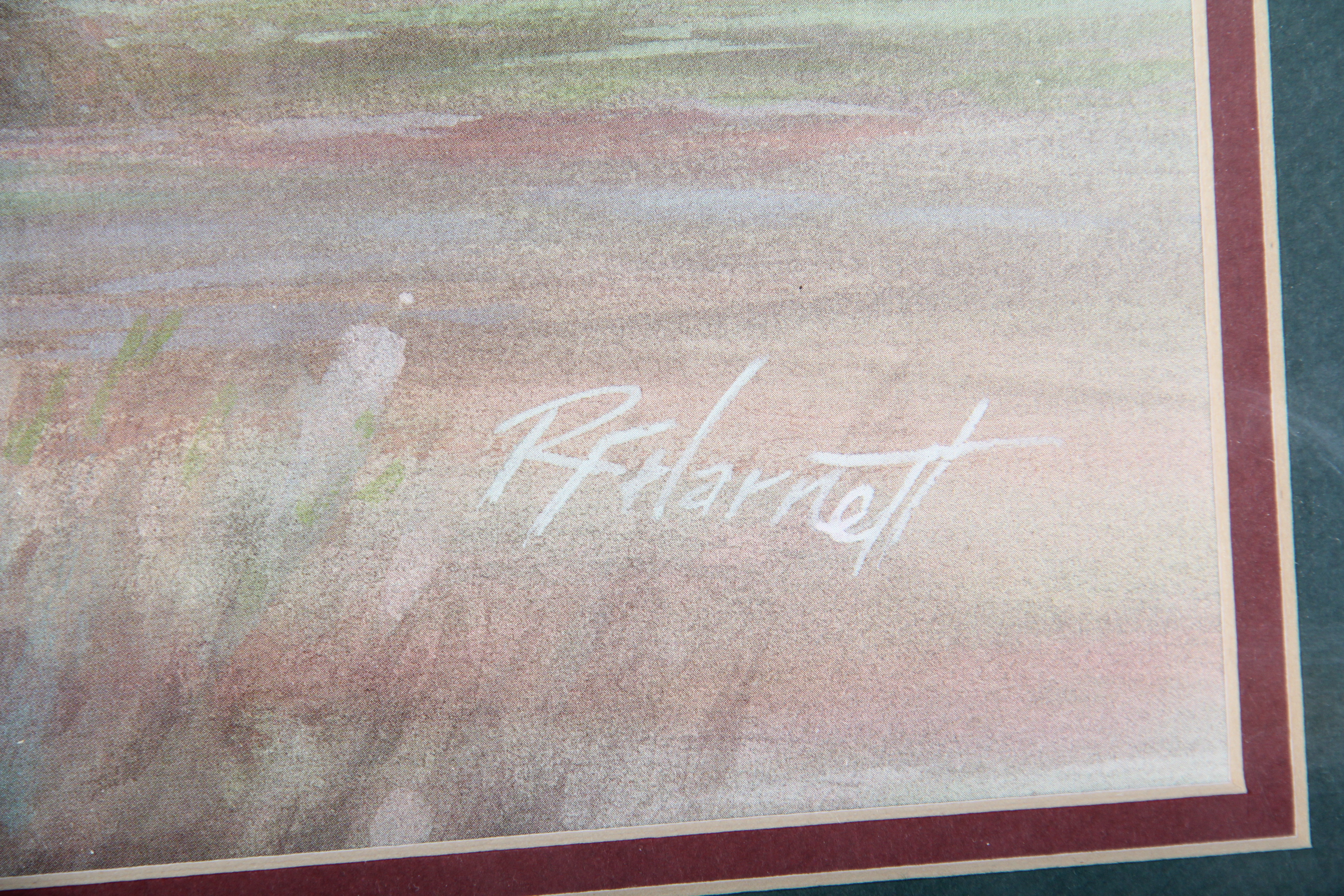 Color Print of Four Golfers by R.F. Harnett