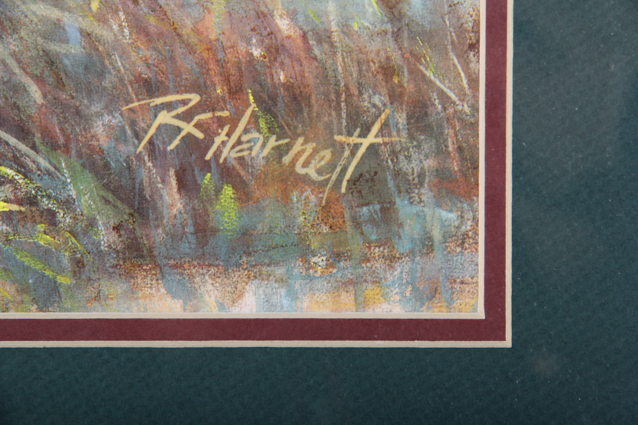 Color Print of Five Golfers by R.F. Harnett