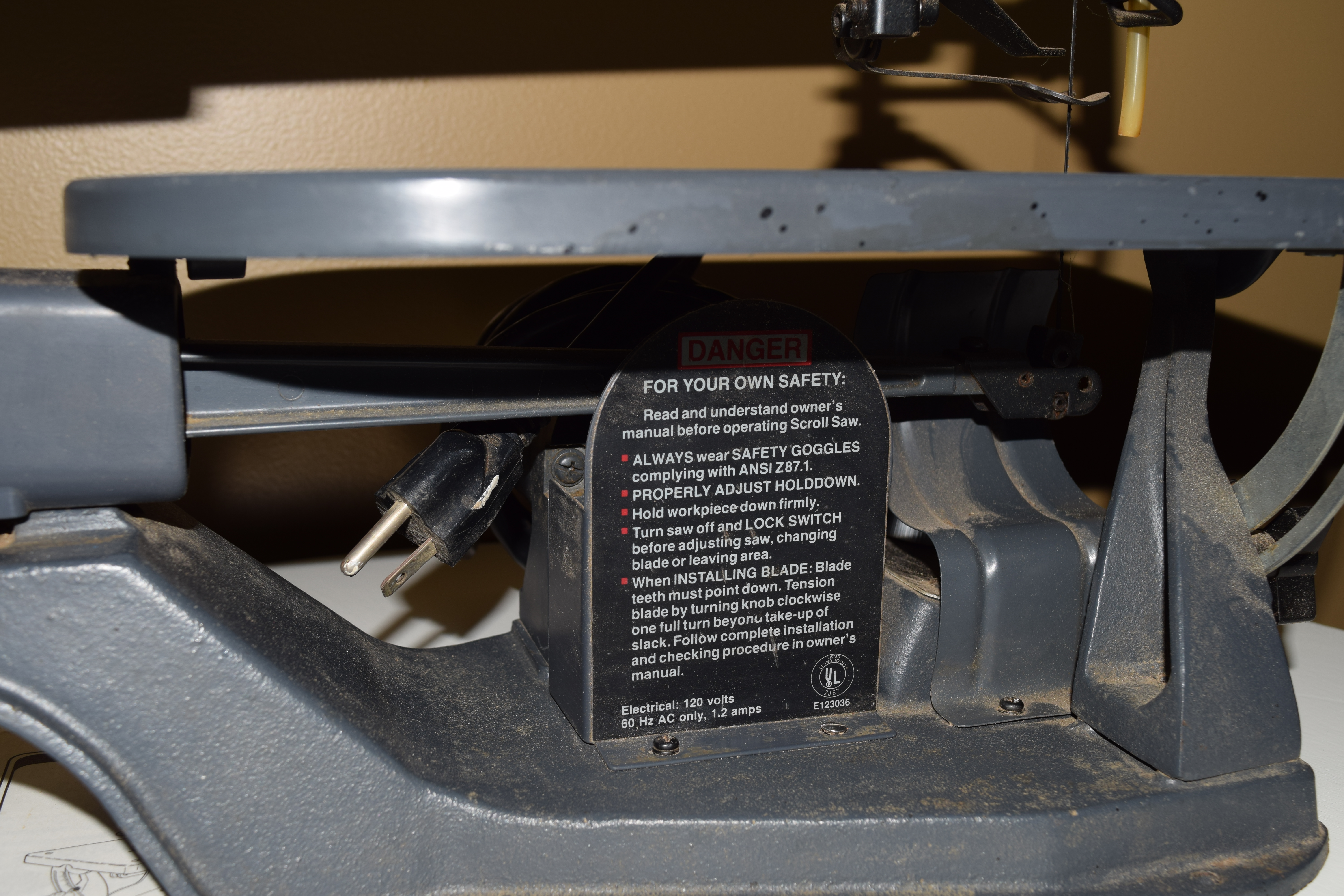 Sears Craftsman Variable Speed Electronic Scroll Saw