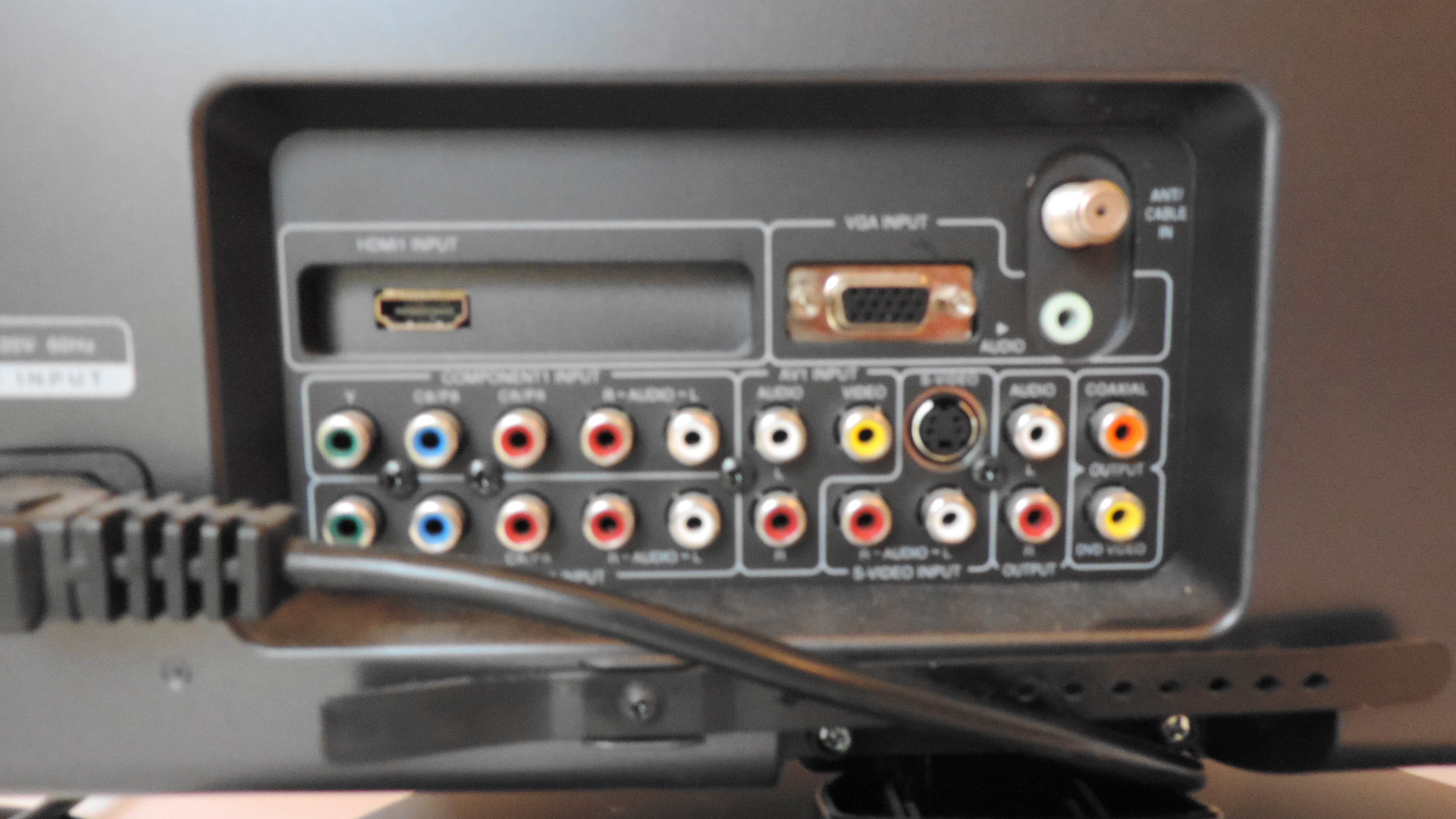 An Insignia LCD Color TV & DVD Video Player