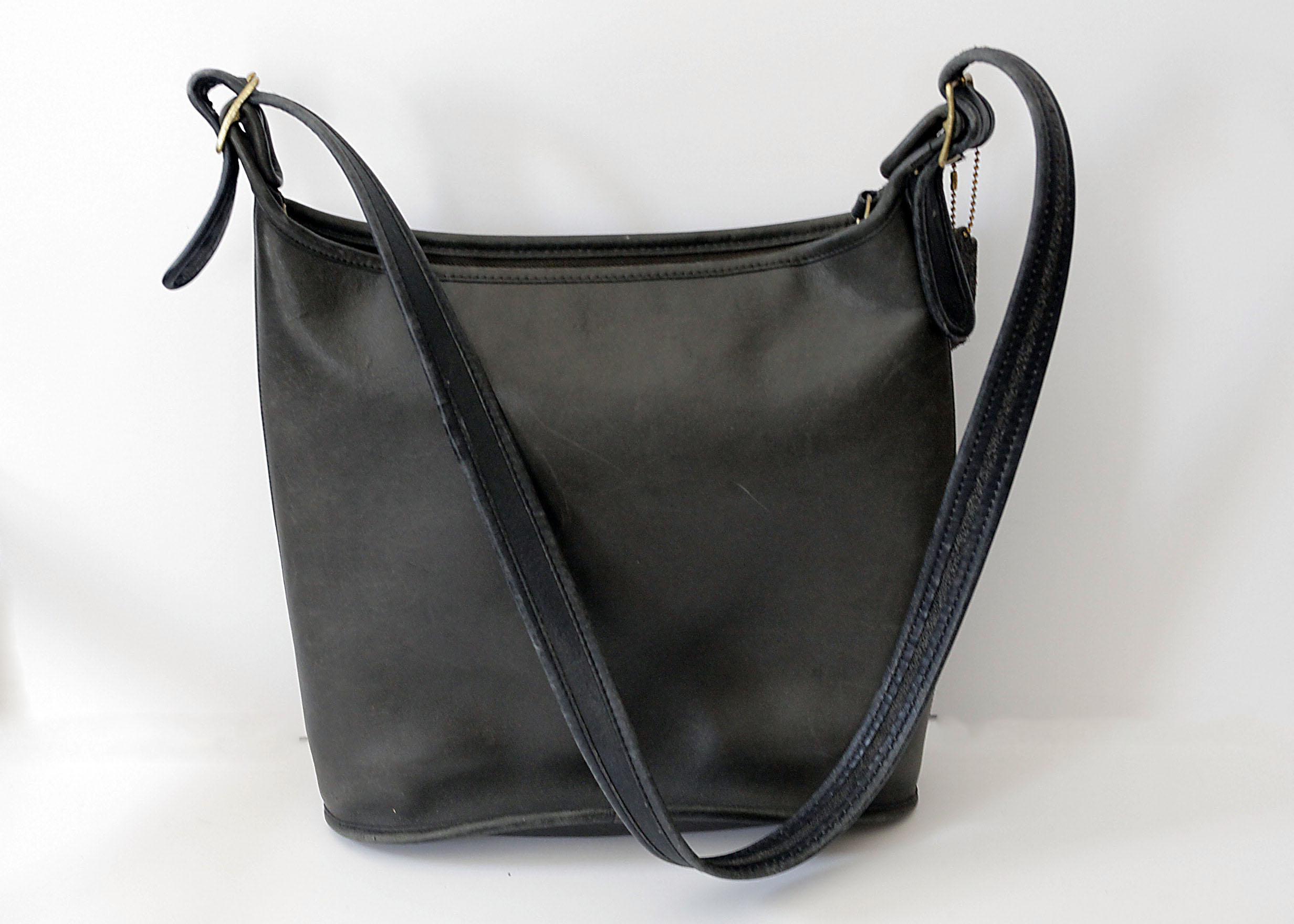 Black Leather Coach Bag