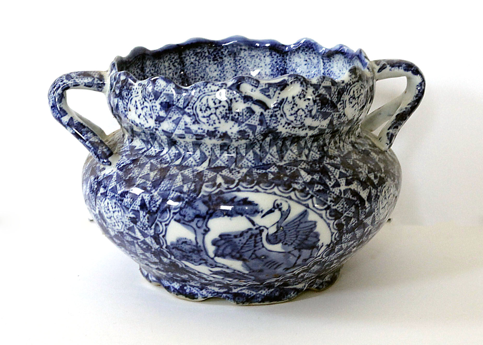 Blue and White Decorative Pottery