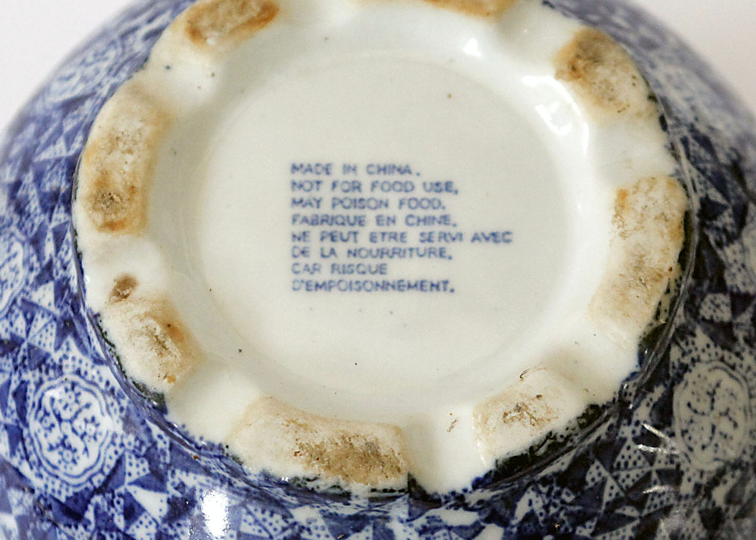 Blue and White Decorative Pottery