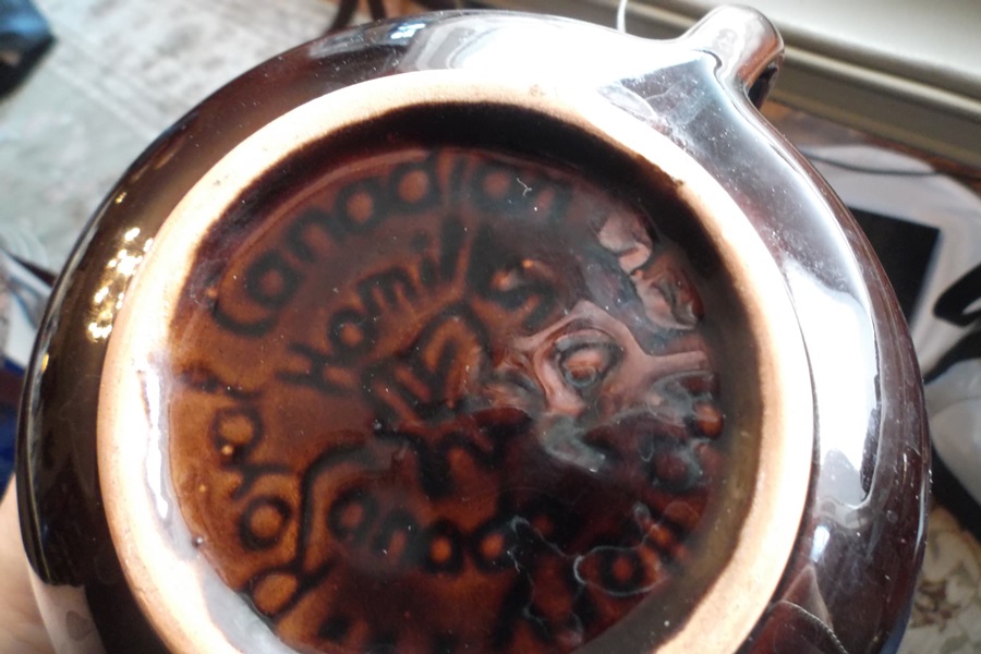 A Royal Canadian Hamilton Pottery Teapot