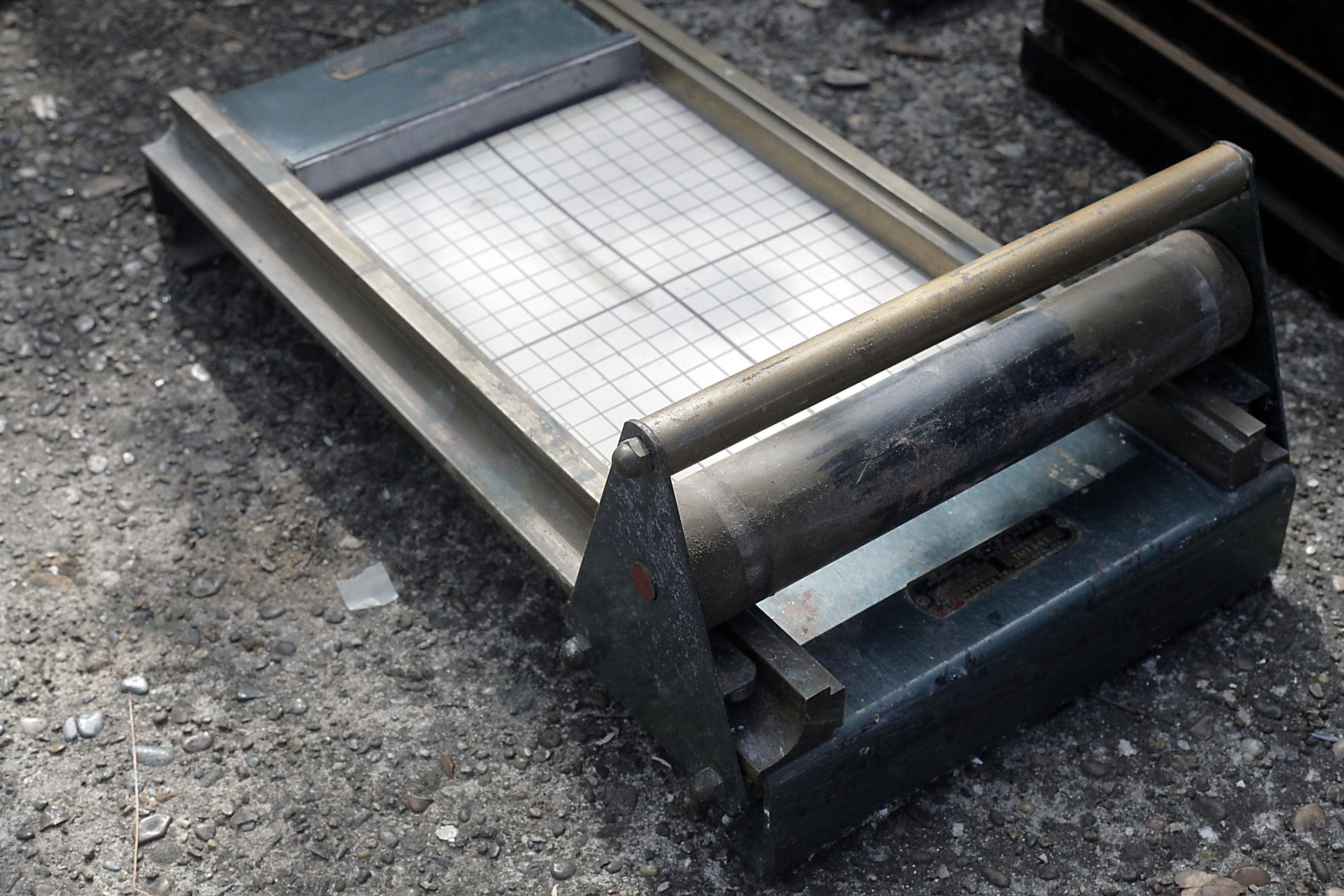 Morgan Line-o-Scribe M7111 Proofing Press with Blocks