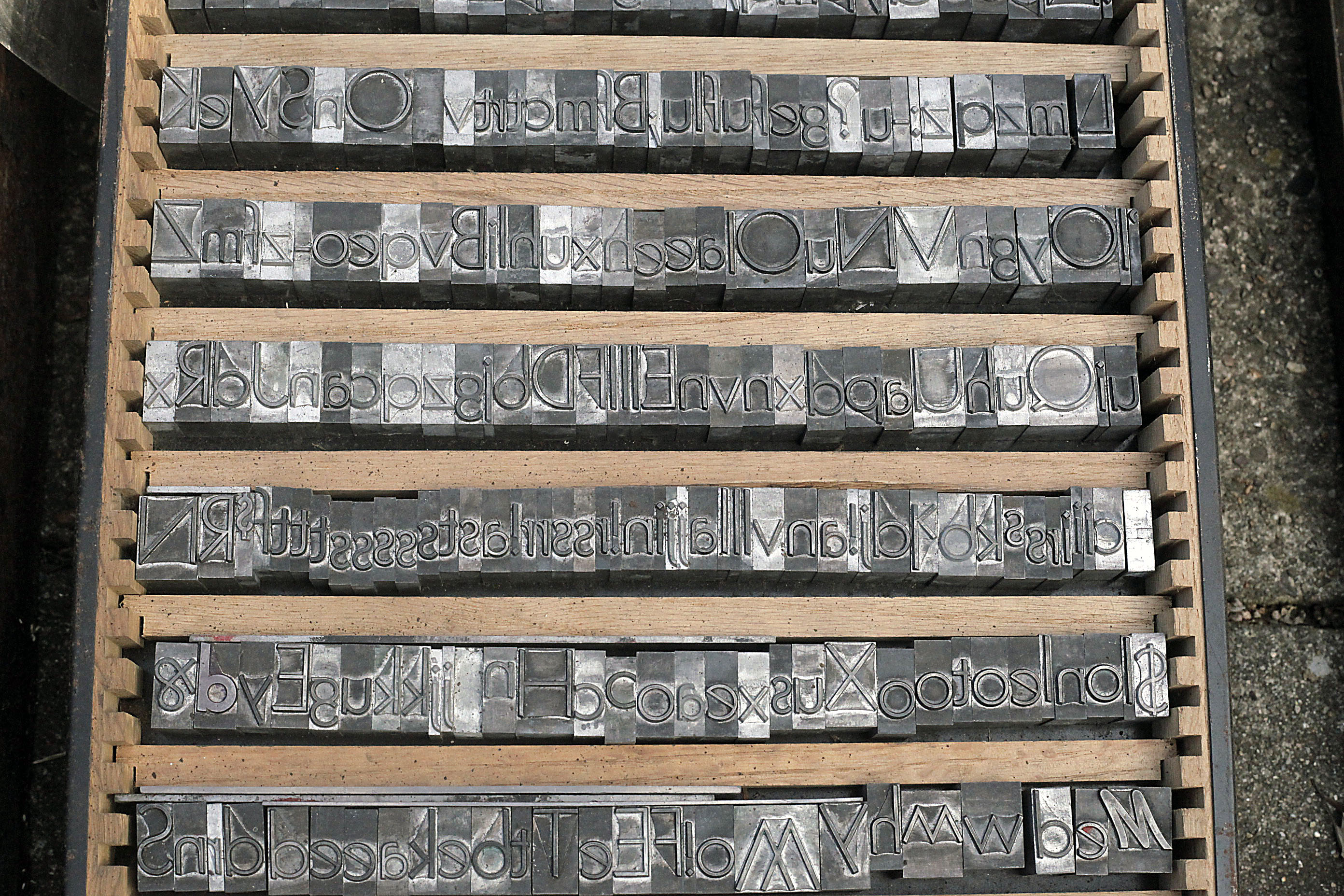 Morgan Line-o-Scribe M7111 Proofing Press with Blocks