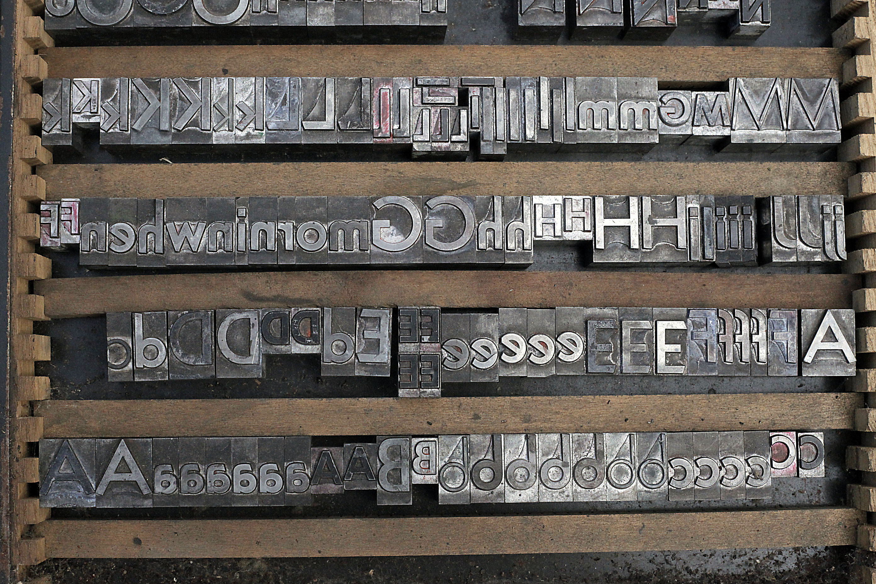 Morgan Line-o-Scribe M7111 Proofing Press with Blocks