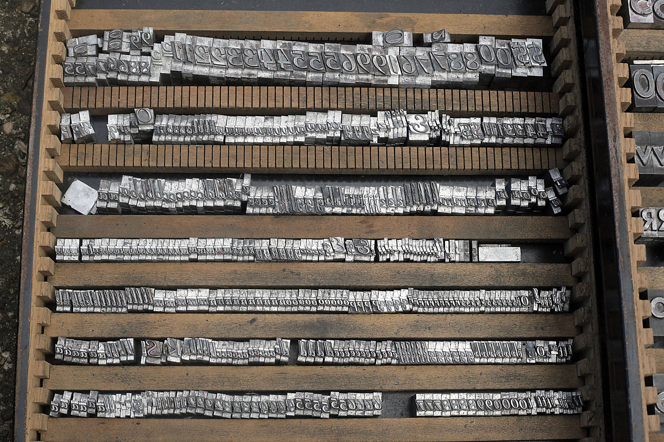 Morgan Line-o-Scribe M7111 Proofing Press with Blocks