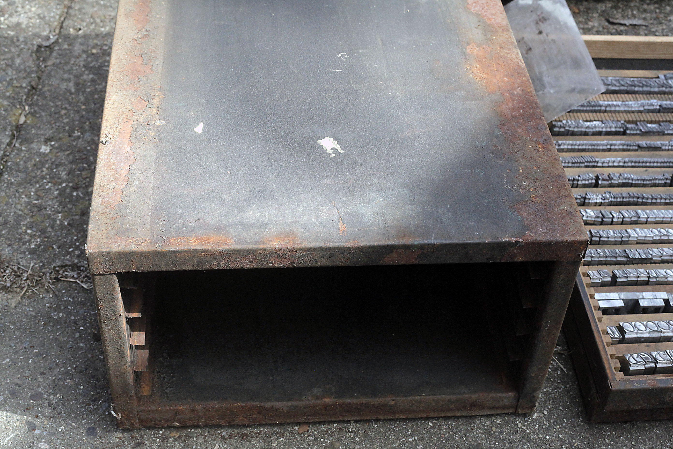 Morgan Line-o-Scribe M7111 Proofing Press with Blocks