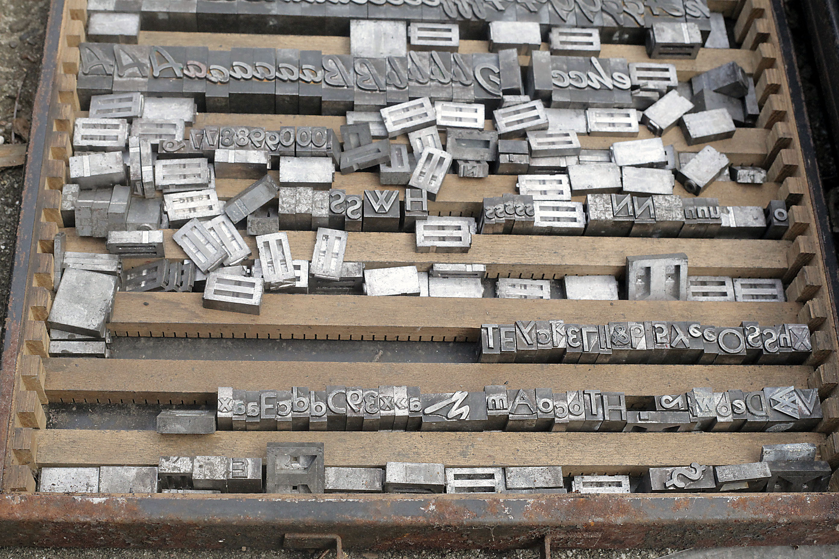 Morgan Line-o-Scribe M7111 Proofing Press with Blocks