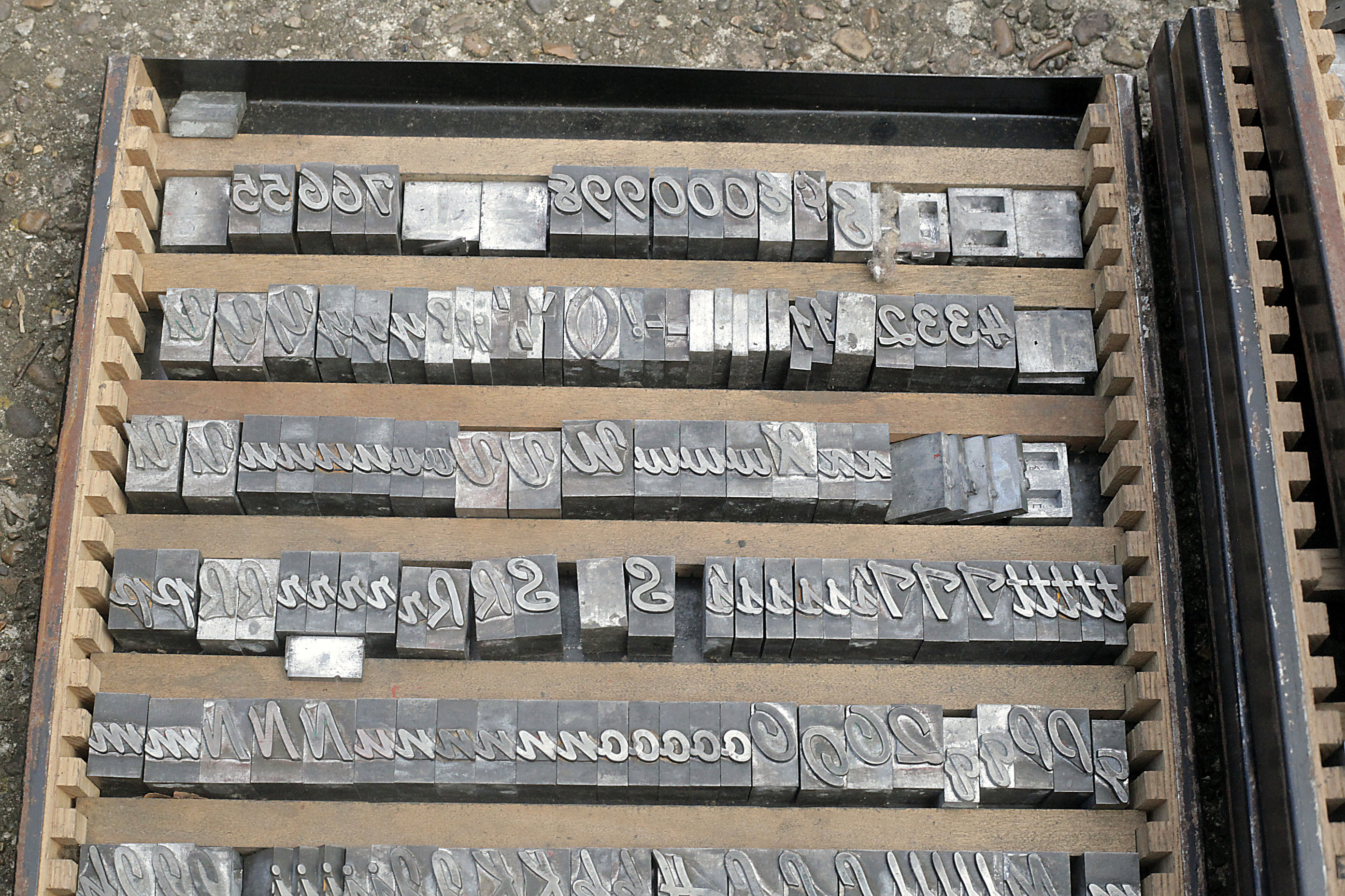 Morgan Line-o-Scribe M7111 Proofing Press with Blocks