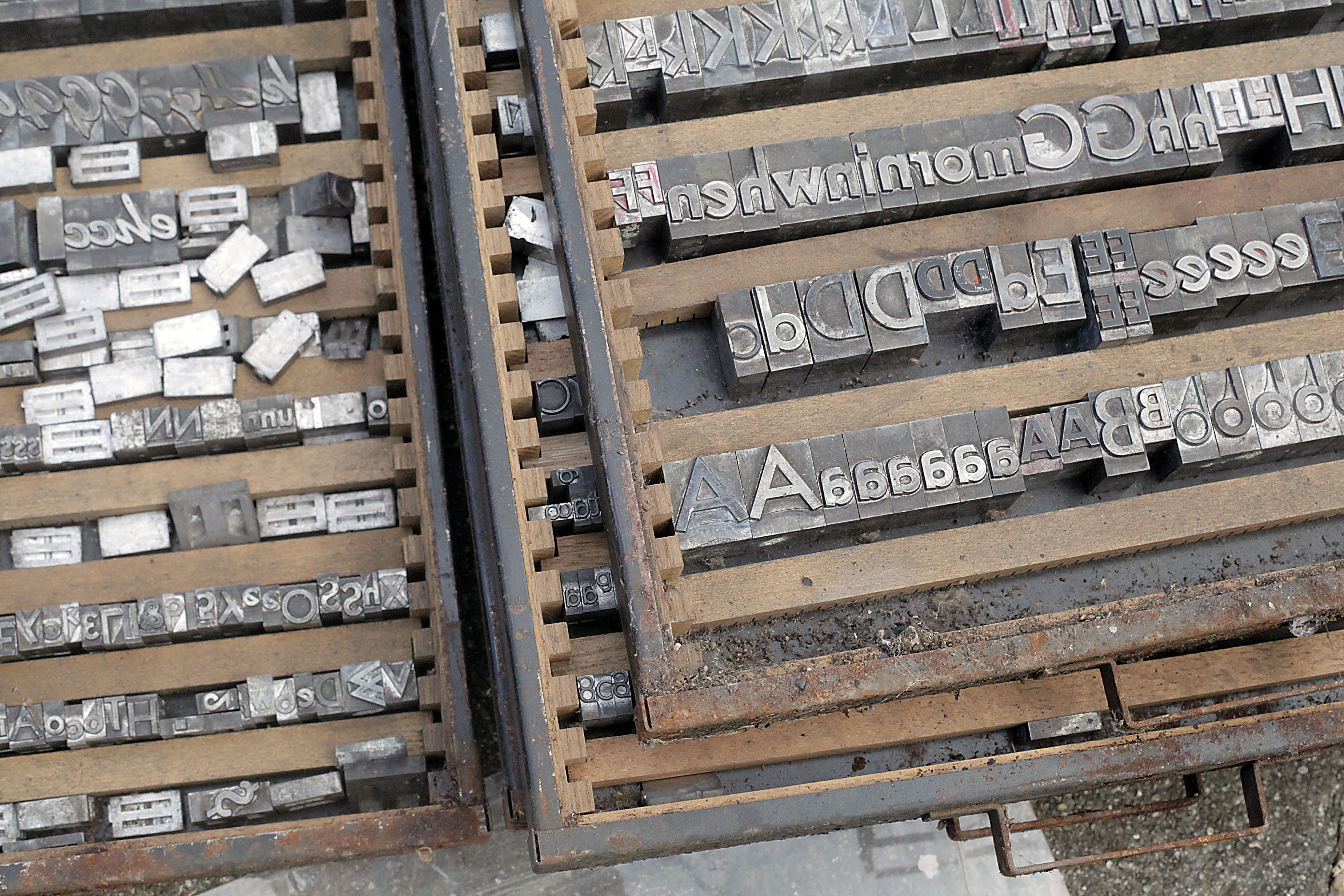 Morgan Line-o-Scribe M7111 Proofing Press with Blocks