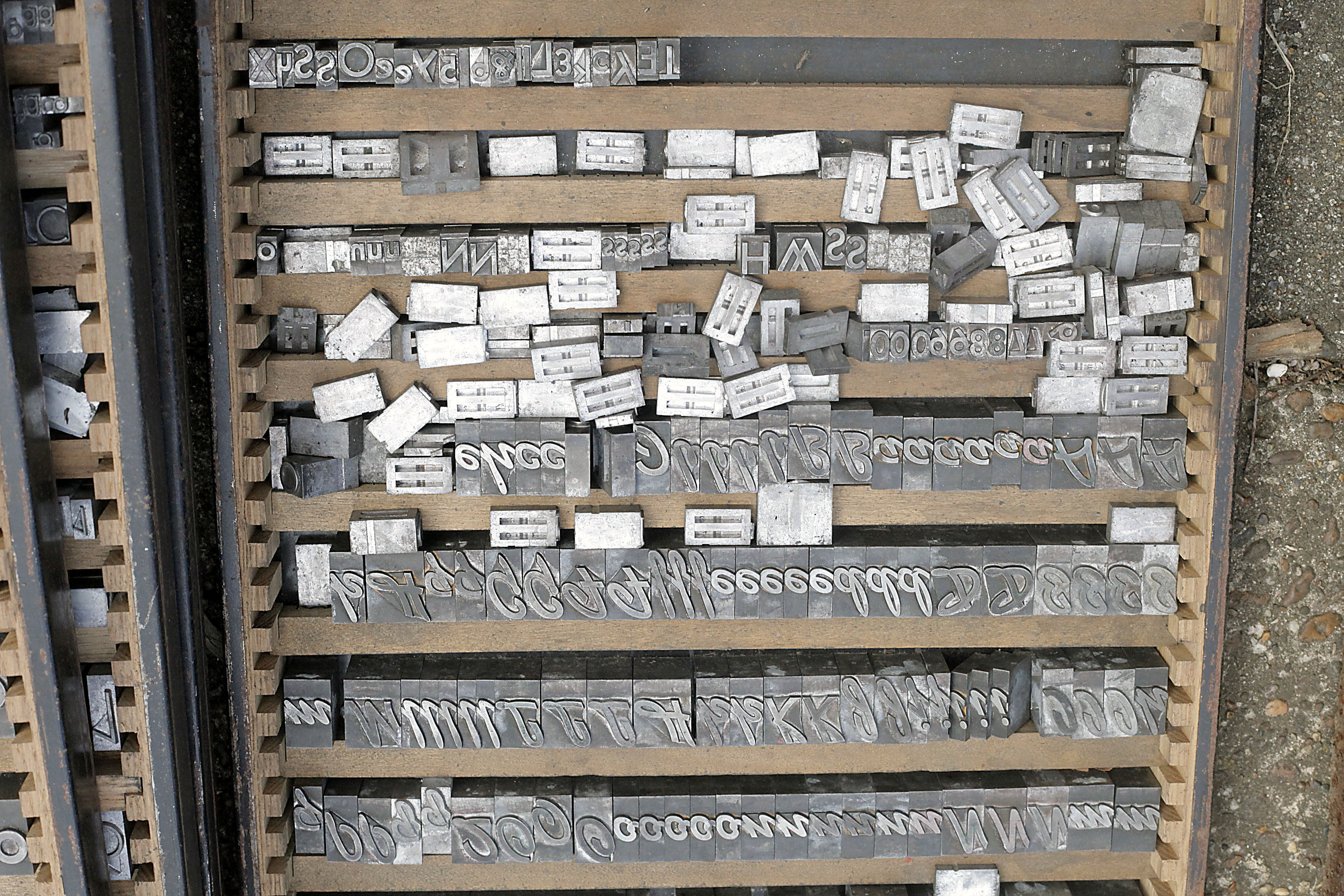 Morgan Line-o-Scribe M7111 Proofing Press with Blocks